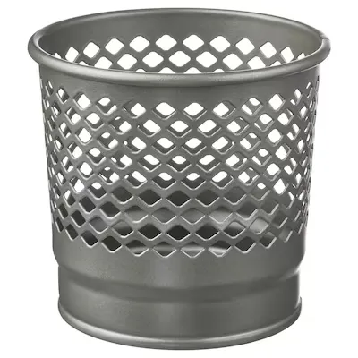 جاشمعی ایکیا BERGGRAN خاکستری ارتفاع ۹ سانتی متر