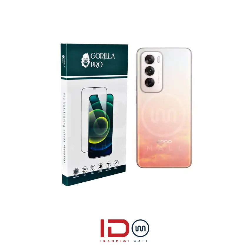 گلس و محافظ هیدروژلی (شفاف) بدنه گوشی اوپو مدل OPPO RENO 12 — تصویر ۳