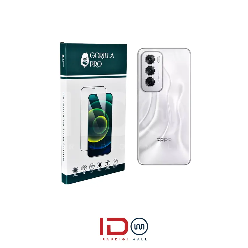 گلس و محافظ هیدروژلی (شفاف) بدنه گوشی اوپو مدل OPPO RENO 12 — تصویر ۲