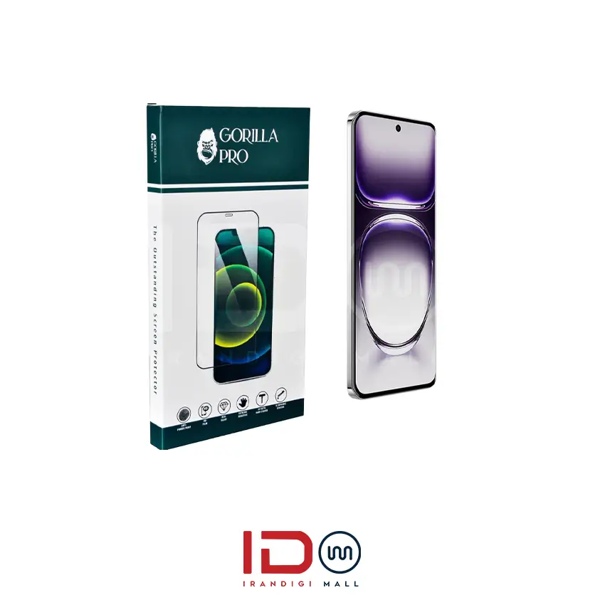 گلس و محافظ هیدروژلی (شفاف) بدنه گوشی اوپو مدل OPPO RENO 12 — تصویر ۴