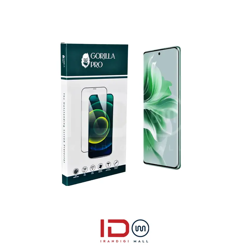 گلس و محافظ هیدروژلی (شفاف) بدنه گوشی اوپو مدل OPPO RENO 11 PRO — تصویر ۳