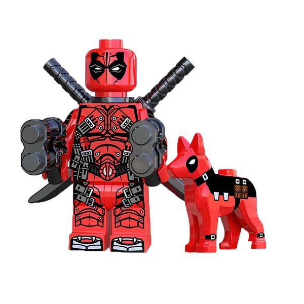 ساختنی آدمک فله مدل Deadpool And Dog کد 7 — تصویر ۲