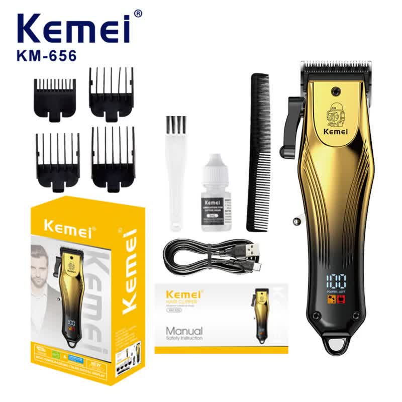 ماشین اصلاح موی سر و صورت شارژی کیمی مدل KM-656 — تصویر ۶