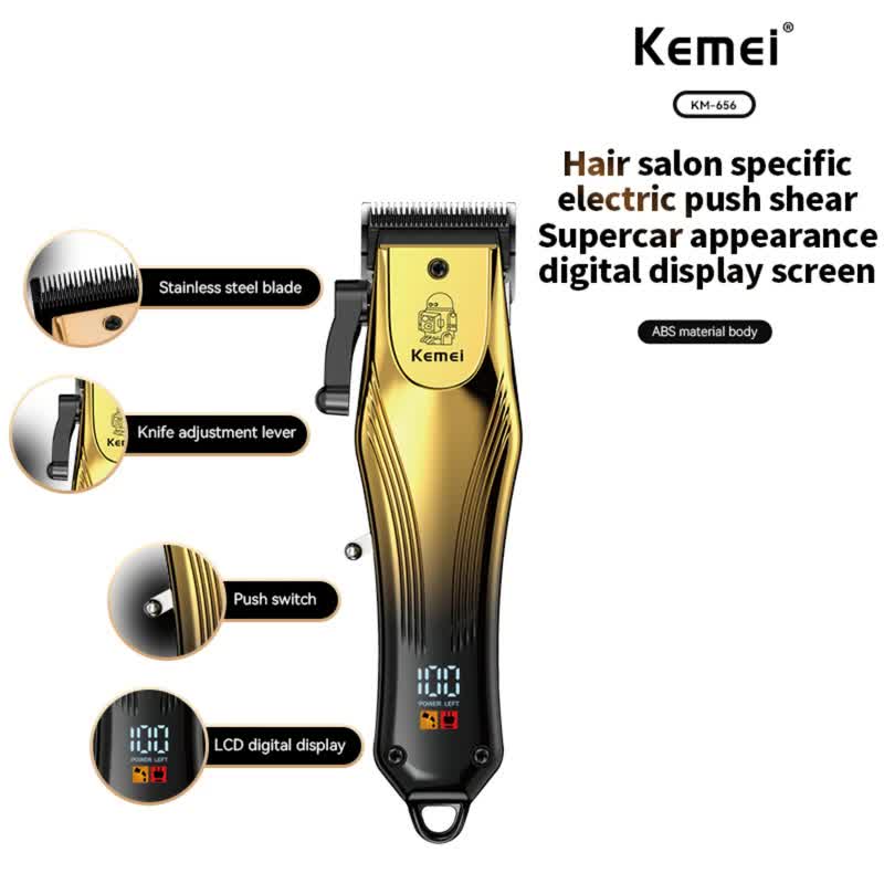 ماشین اصلاح موی سر و صورت شارژی کیمی مدل KM-656 — تصویر ۳