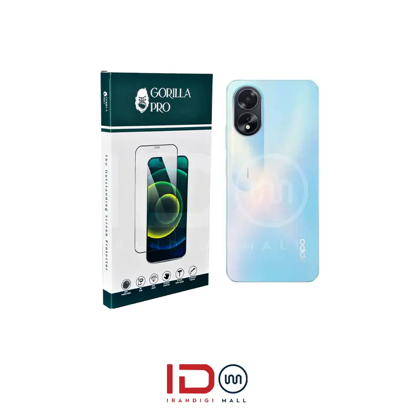 گلس و محافظ هیدروژلی (شفاف) بدنه گوشی اوپو مدل OPPO A18 — تصویر ۲