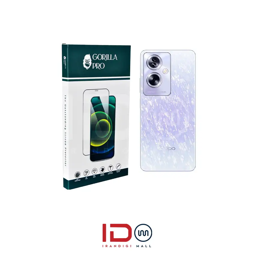 گلس و محافظ هیدروژلی (مات) بدنه گوشی اوپو مدل OPPO A79 — تصویر ۲