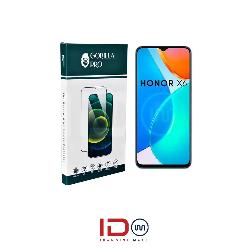 گلس و محافظ هیدروژلی (پرایوسی) نمایشگر گوشی آنر مدل HONOR X6