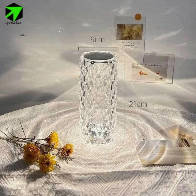 آباژور کریستالی شارژی — تصویر ۸