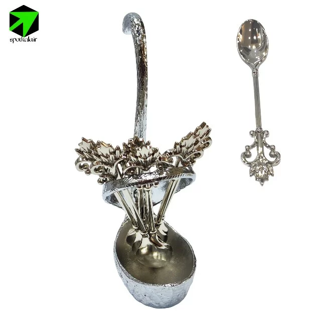 قاشق چای خوری طرح قو — تصویر ۵