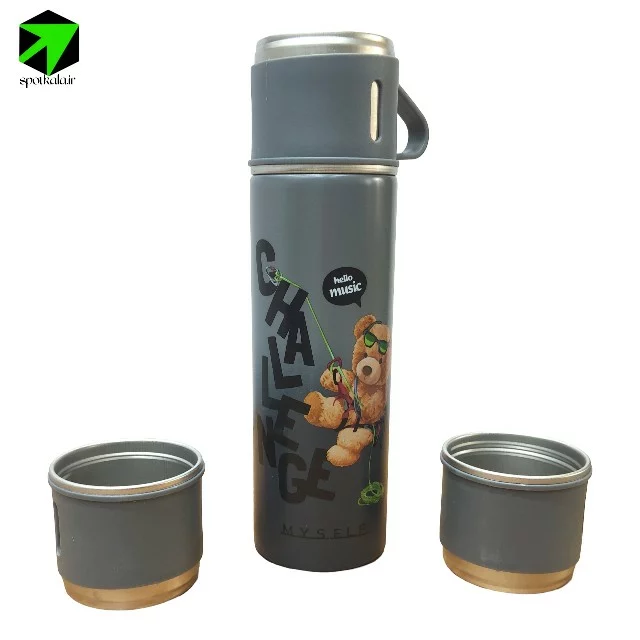 فلاکس 3 کاپ طرح دار (خرسی) — تصویر ۵