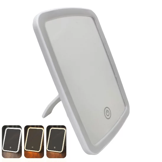 آینه آرایشی نوردار (LED) 3 حالته — تصویر ۲