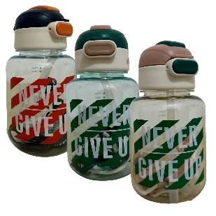 بطری آب 750 میلی لیتری مدل (never give up) — تصویر ۲