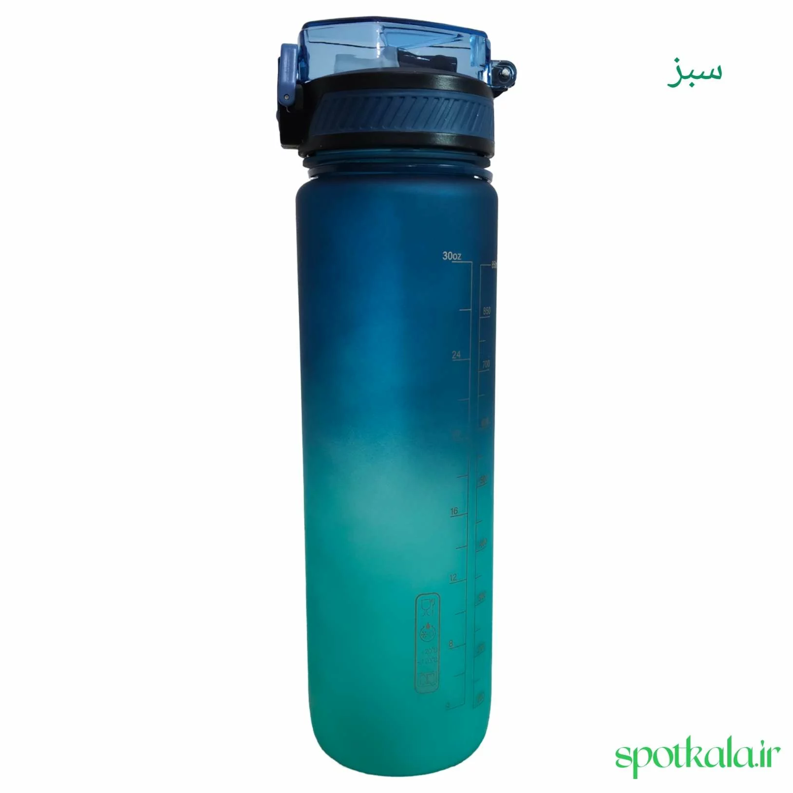 بطری اسپورت سیلیکونی 1 لیتری — تصویر ۳