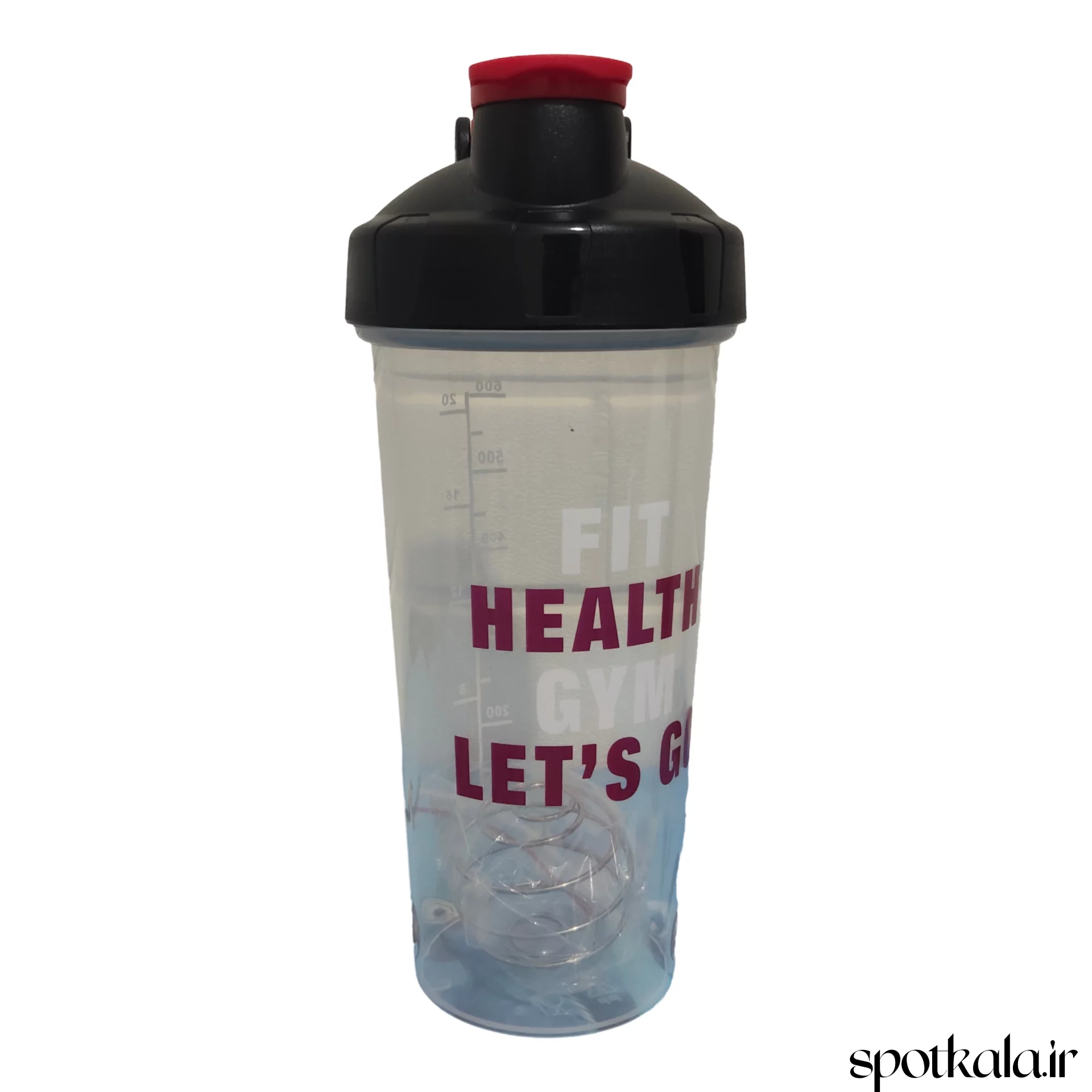شیکر بدنسازی 600ml — تصویر ۵