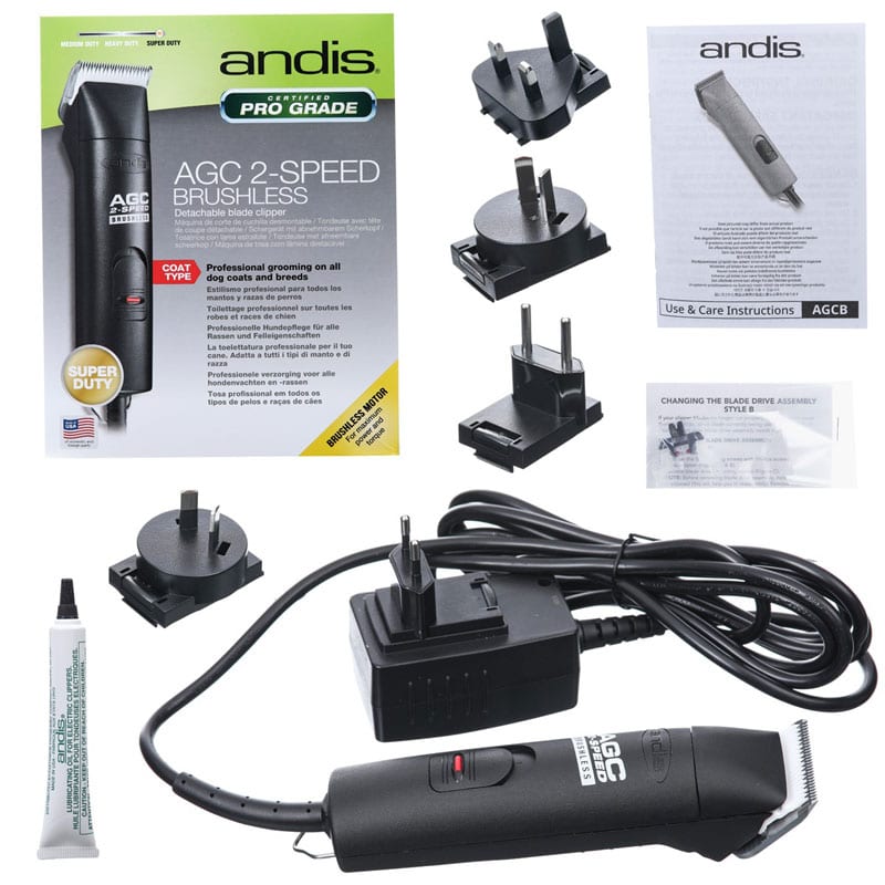 ماشین اصلاح حیوانات اندیس با 18 ماه گارانتی شرکتی باربد پت گستر AGC brushless 2 speeds کد 368 — تصویر ۳