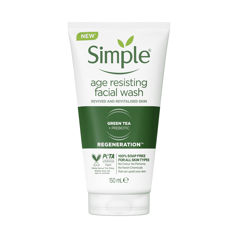 ژل شستشو ضد پیری سیمپل age resisting