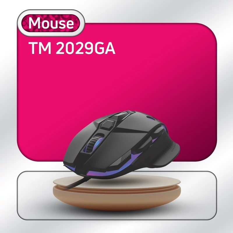 ماوس گیمینگ تسکو مدل TM 2029 GA با نورپردازی RGB