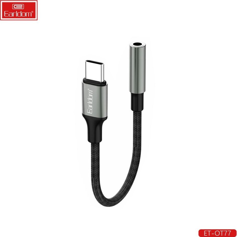 مبدل تایپ سی ( USB-C ) به جک 3.5 میلی متری ارلدام مدل ET-OT77