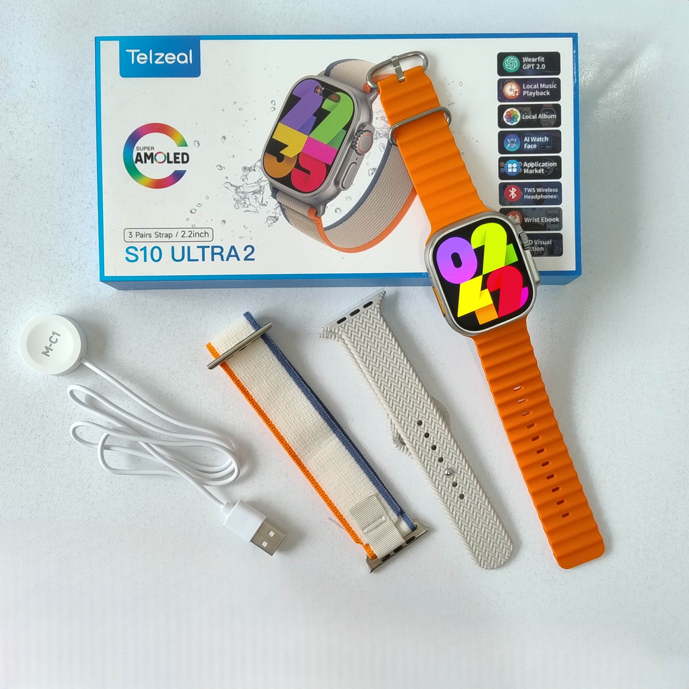 ساعت هوشمند طرح اپل واچ الترا Telzeal مدل S10 ULTRA2 — تصویر ۳