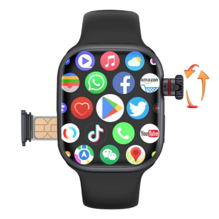 ساعت هوشمند سیم کارت خور و دوربین دار مدل NF9S Pro با رم 2 گیگابایت و حافظه 32 گیگابایت
