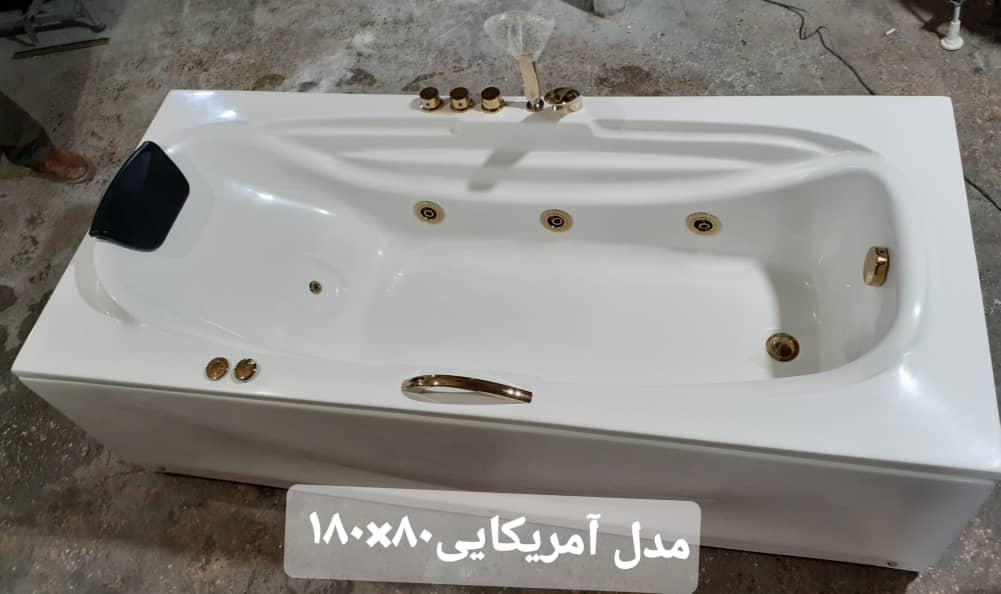 جکوزی تک نفره مدل آمریکایی ابعاد 180 در 80 — تصویر ۲