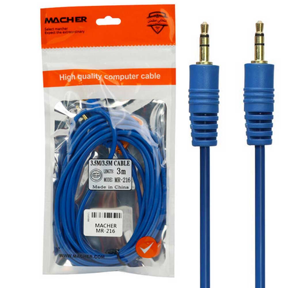 کابل صدا Macher MR-216 AUX سه متری