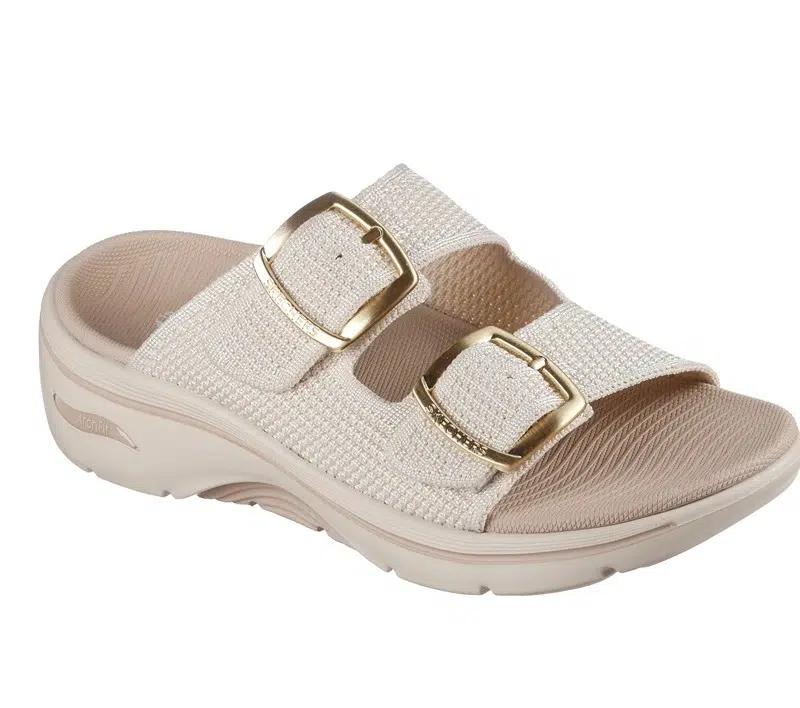 دمپایی زنانه اسکچرز SKECHERS GOWALK 140871-NAT — تصویر ۴