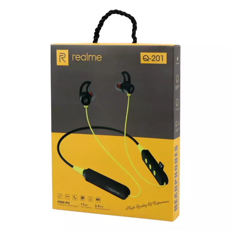 هدفون بلوتوث گردنی ریلمی مدل Q-201 Realme