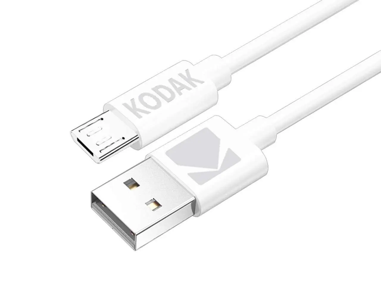 کابل USB به Micro USB کداک مدل KODAK White طول 1 متر