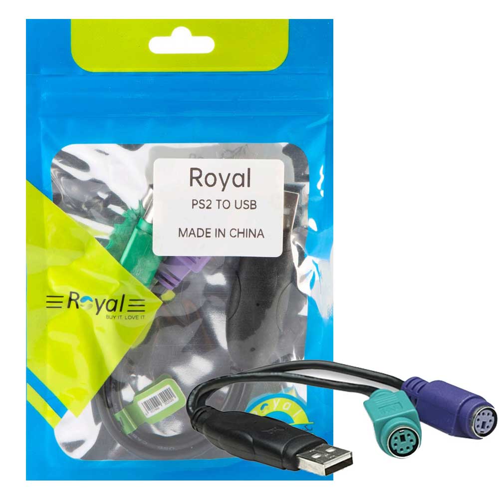 تبدیل ماوس PS2 به USB بردار ROYAL