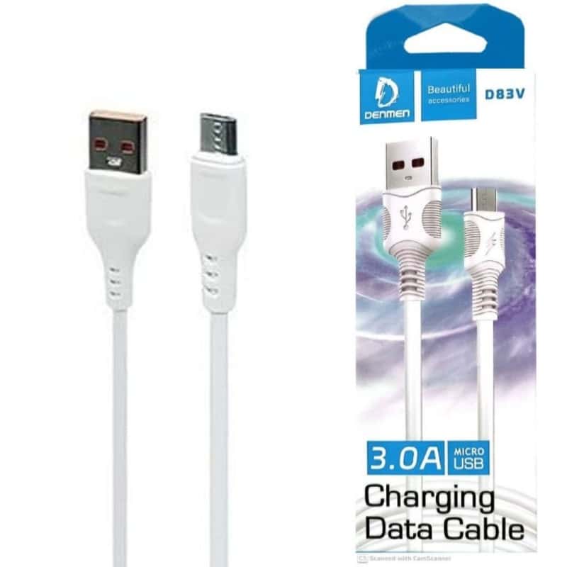 کابل فست شارژ میکرو دنمن مدل DENMEN D83V