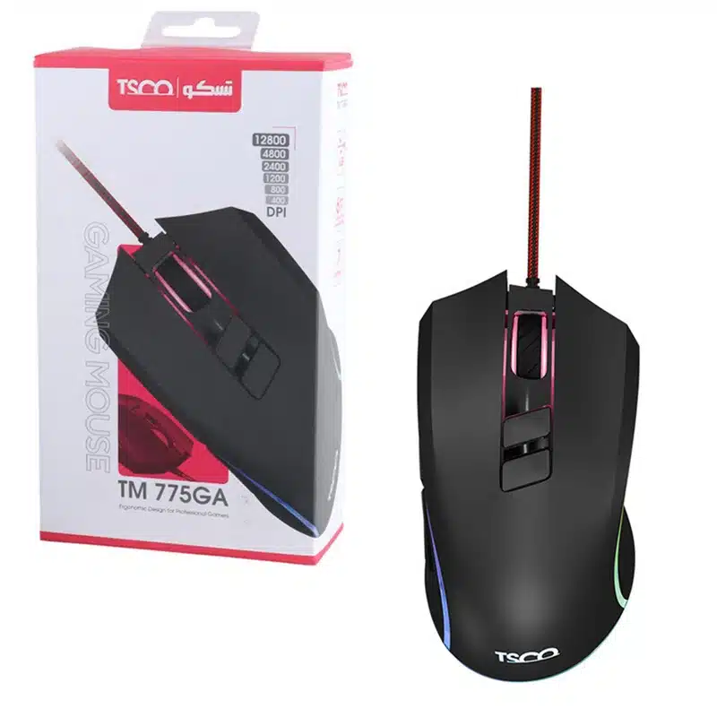 ماوس گیمینگ تسکو مدل TM 775GA RGB