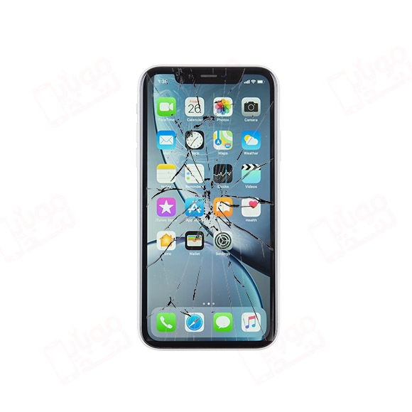 تعویض گلس ال سی دی آیفون ایکس آر glass apple iphone XR