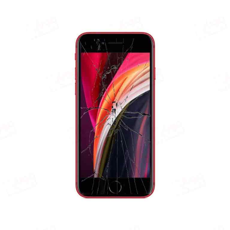 تعویض گلس ال سی دی آیفون اس ای glass apple iphone SE 2020