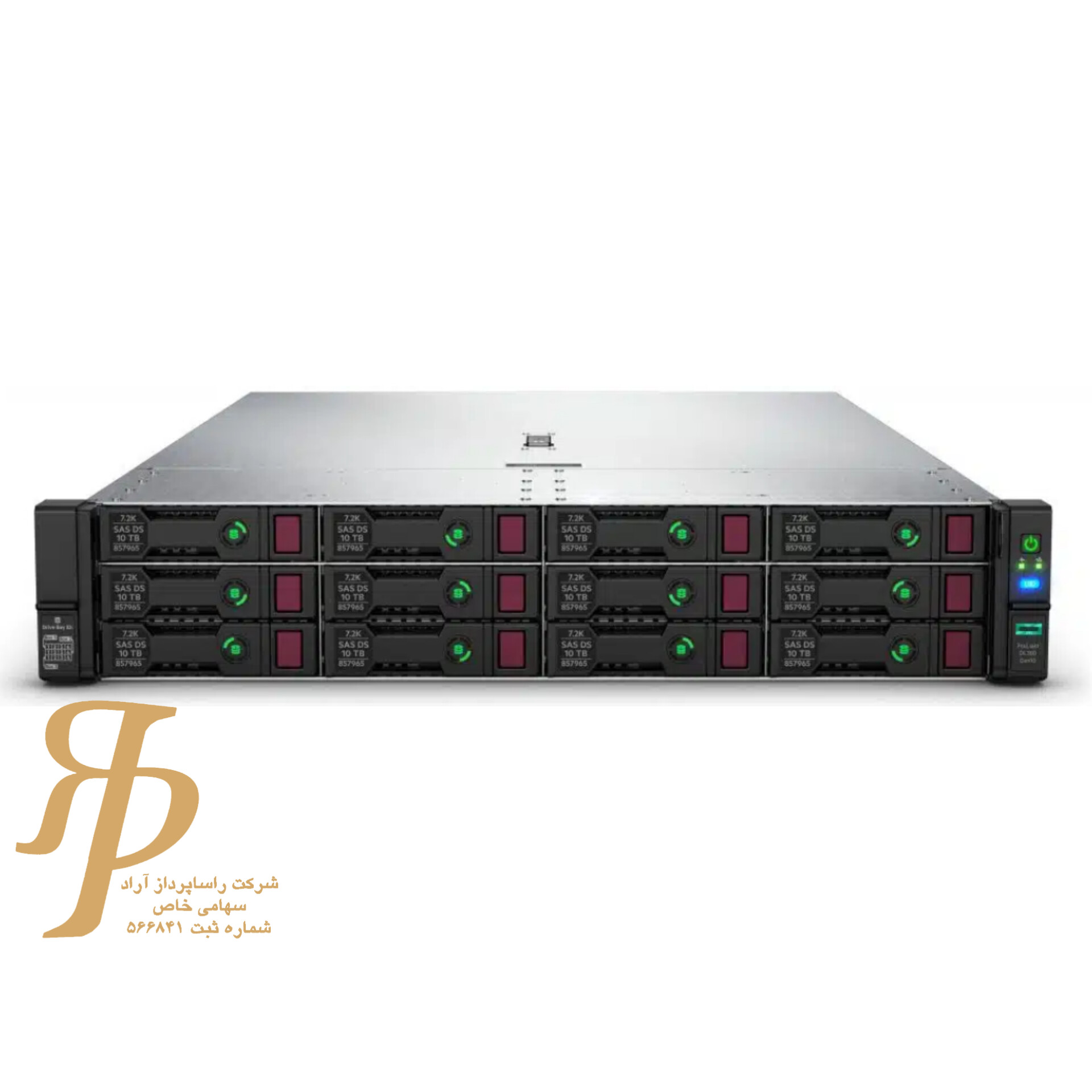 سرور HP DL380 Gen10 12LFF مناسب دوربین مداربسته و NVR