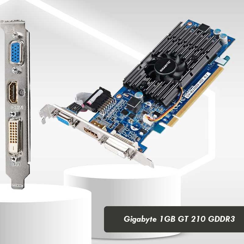 گرافیک کارکرده Gigabyte GT210 1GB DDR3