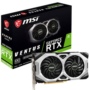 کارت گرافیک کارکرده msi 2060 Super ventus 8GB