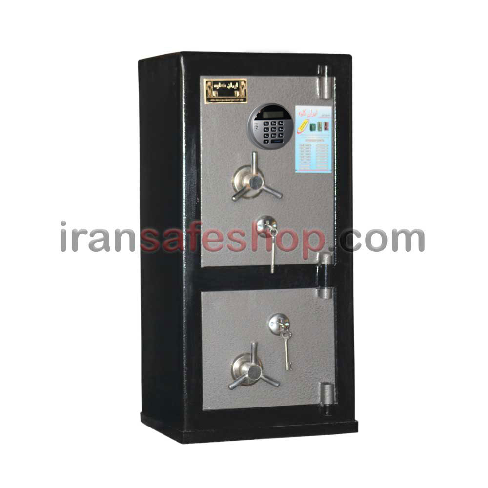 گاوصندوق ایران کاوه مدل kn850 DKRDدو طبقه رمز دیجیتال