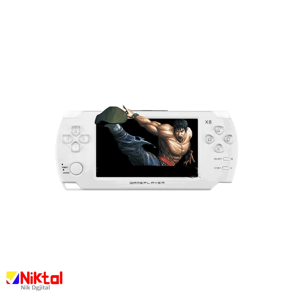کنسول بازی X8 با صفحه نمایش لمسی 4.3 اینچی، دوربین و قابلیت اتصال به تلویزیون