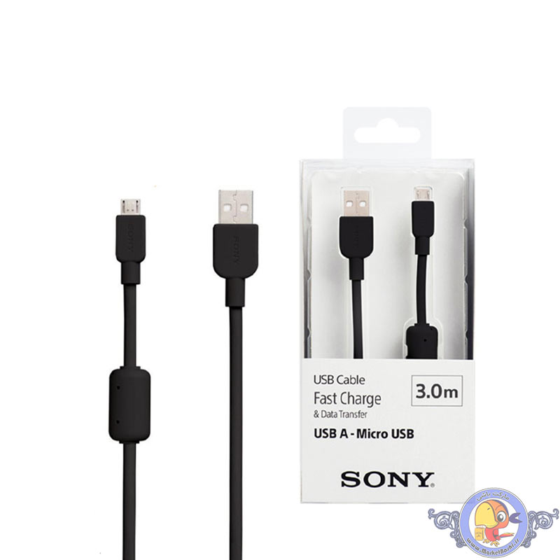 کابل تبدیل USB به microUSB مدل CP-AB300 طول 3 متر — تصویر ۳
