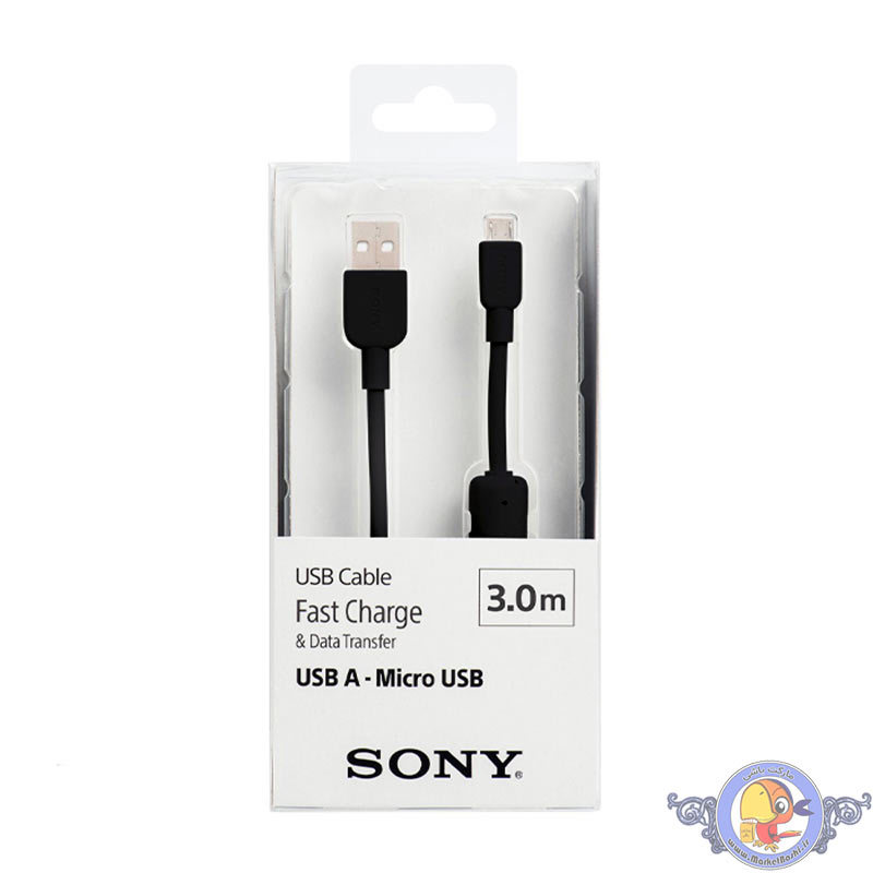 کابل تبدیل USB به microUSB مدل CP-AB300 طول 3 متر — تصویر ۲