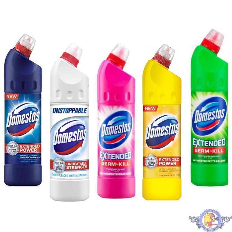 جرمگیر و سفیدکننده دامستوس Domestos اصل در چهار رایحه