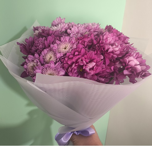 دسته گل داودی ساده – کد 0139