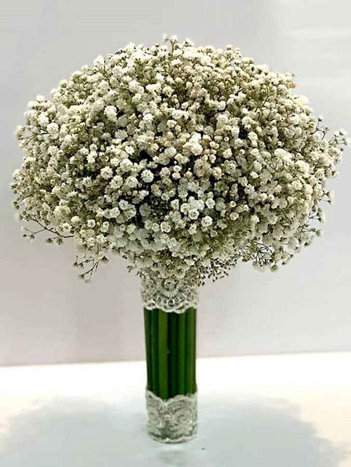دسته گل عروس ژیپسو فیلیا طرح نگار – کد 0111