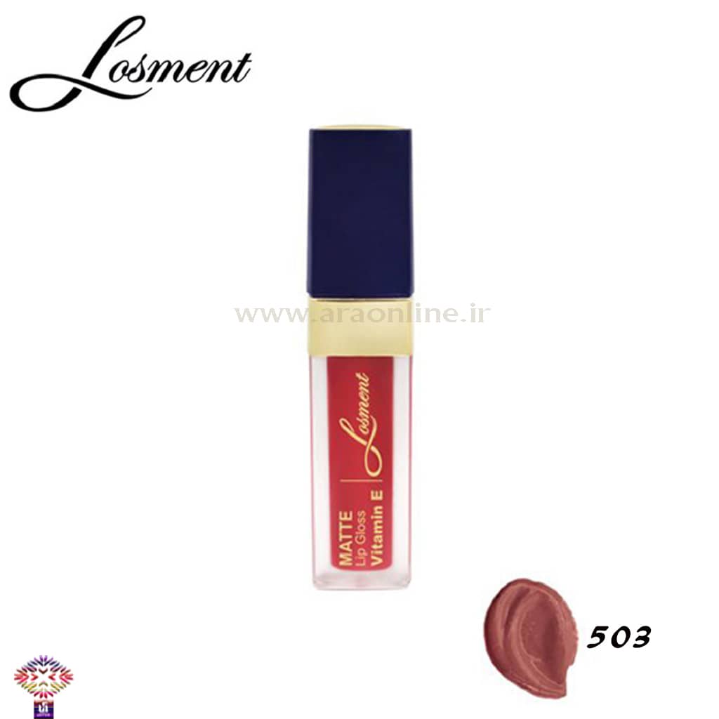 رژلب مایع مات لوسمنت شماره L503 وزن 4 گرم — تصویر ۴