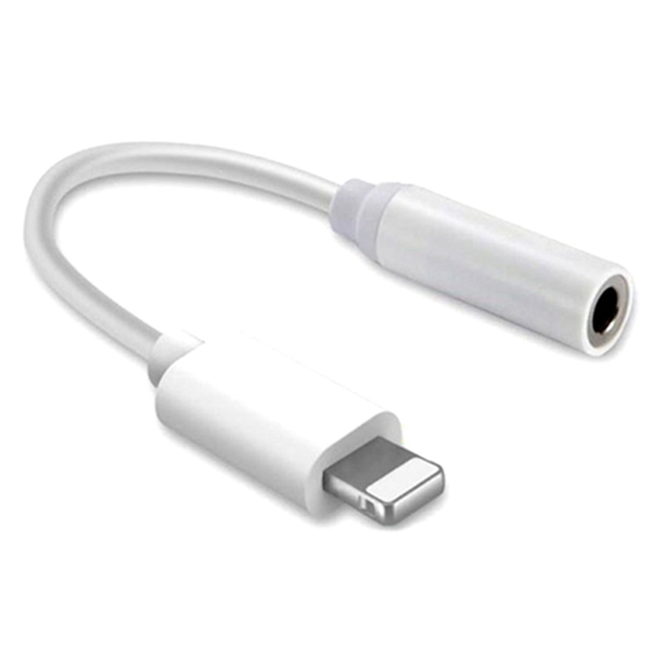 جک هندزفری آیفون ارجینال مبدل لایتنینگ به جک 3.5mm اپل