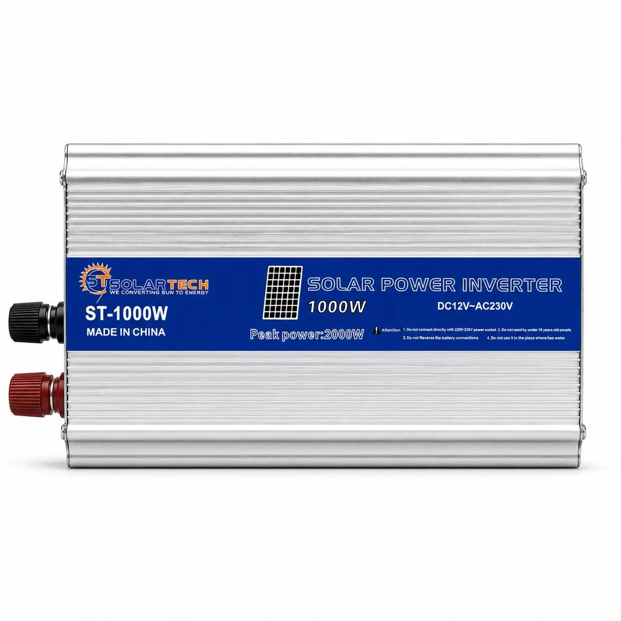 اینورتر خورشیدی 1000 وات SOLARTECH مدل ST-1000W تبدیل 12 ولت DC به 230 ولت AC — تصویر ۲