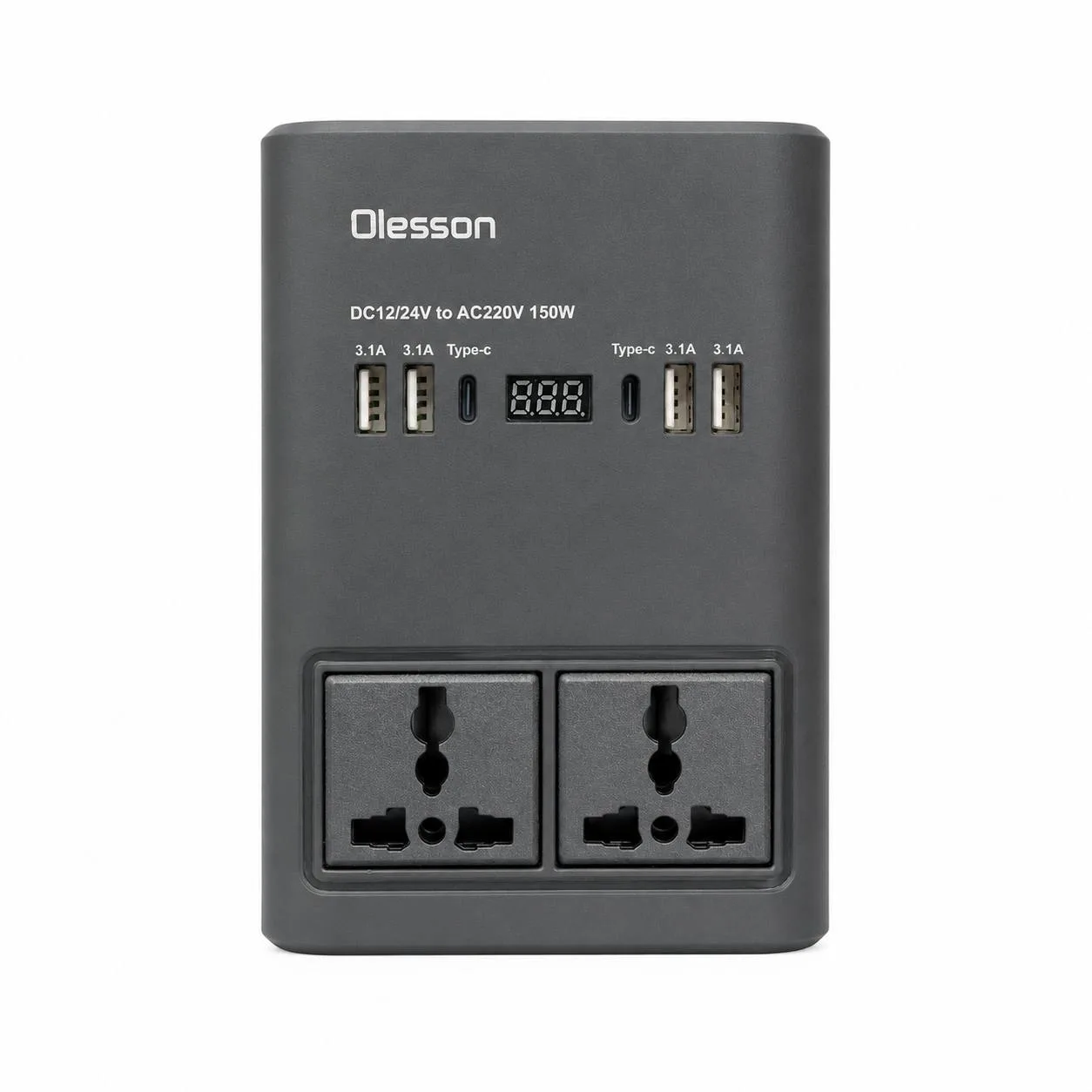 اینورتر فندکی خودرو ۱۵۰ وات اولیسون | Olison 150W Car Power Inverter