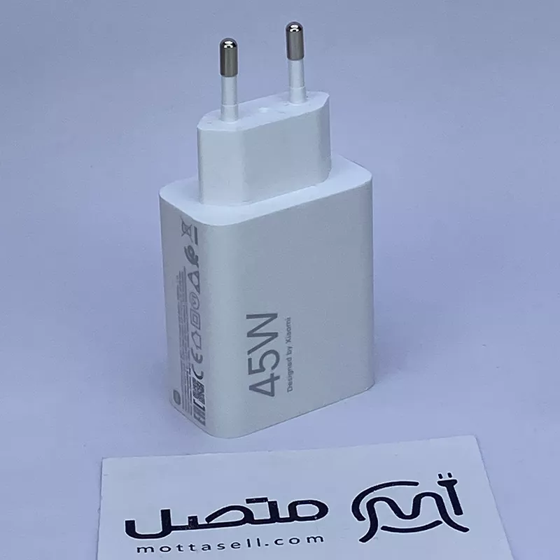 کله شارژر اصلی سرکارتنی 45 وات توربو شارژ شیائومی