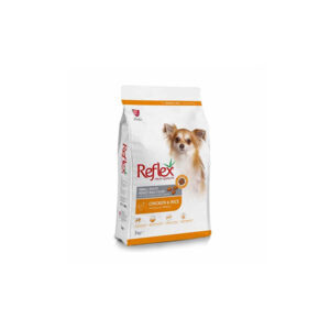 غذای خشک سگ بالغ با نژاد کوچک با طعم مرغ و برنج رفلکس Reflex Adult Chicken And Rice بسته بندی فله ای